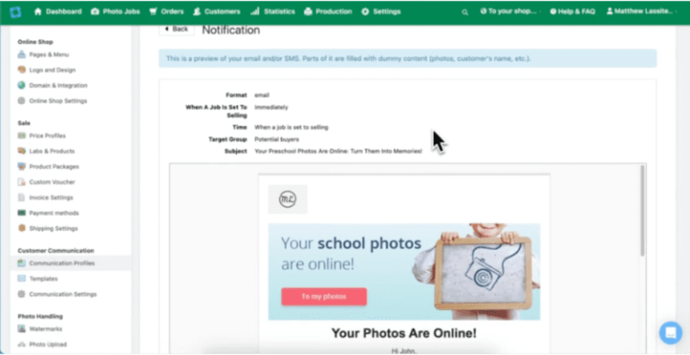 Photography newsletter and email templates