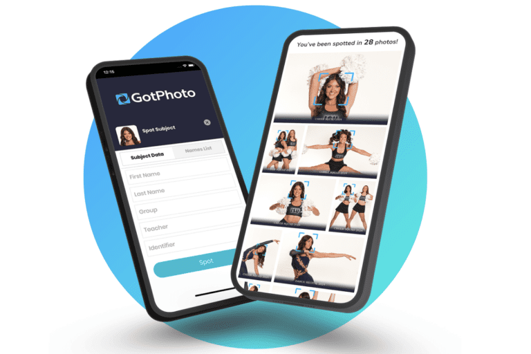 GotPhoto sort with facial recognition SpotMyPhotos