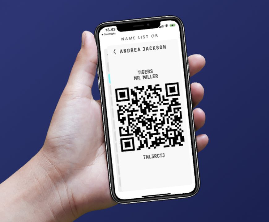 Name List QR (Digital QR Codes)